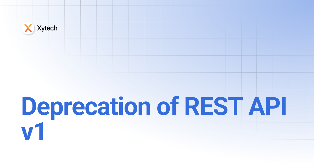 Deprecation of REST API v1 | REST API | Calendar Integration setup